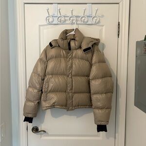 Aritzia Beige Super Puff Jacket